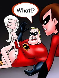 Hot famous toons from Batman and the Incredibles