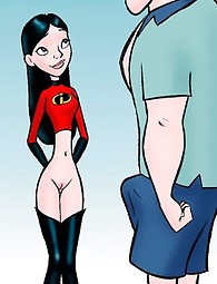 Hot famous toons from Batman and the Incredibles