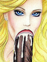 Black cocks tearing white asholes, sexy blonds sucking black meat.