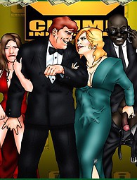 Faszinierende interracial Comics mit Mr.Billionaire und seine entzückende Frau.