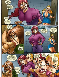 Adulte bandes dessinées d'action de sexe dressé délicieux chaud