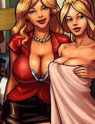 Hot interracial comics with creamy skinned girls sucking hard black dicks.