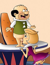 Jane Jetson fucking George and his boss