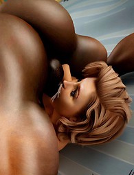 Interracial porn sex images 3D
