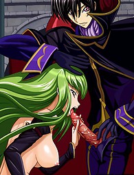 Girls from Code Geass adore extreme penetrations