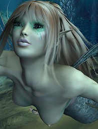 Mermaid having fun erotic pics