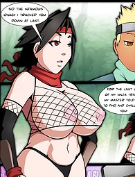 Naruto fuck beautiful female ninja with huge tits sent to kill him