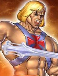 He-Man y su gato batalla buscan coño