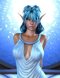 Delicious busty 3D fantasy babes