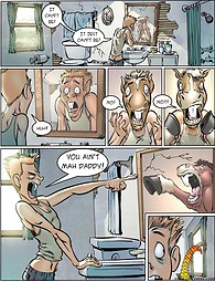 Leçons de la ferme - Un cheval est un cheval JAB adulte sexe comix