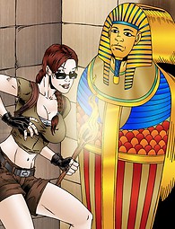 Lara Croft porn pics toon cómics