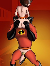 Unglaubliche Sex mit The Incredibles. Die Unglaublichen sind echte Profis porn und sie zeigen es