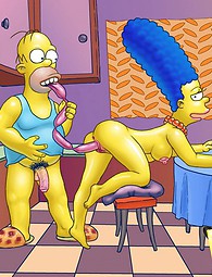 Simpsons aire libre de mierda - famosa porno toon