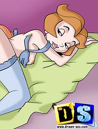 Sex addict Jane Jetson gets banged - famous toon sex pics