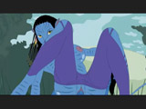 Navi girl having hot sex .A blue long leged hot navi girl being gently fucked in pussy.