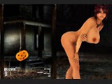 Enter the forest and begin your adventure. You are caught by a sexy witch with great tits! And you have to kick up a pumpkin to undress her. Every time you win she will take something off her beautiful body and take sexy poses.