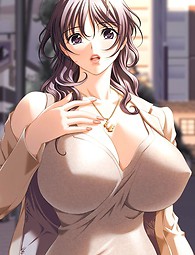 大きなアニメのお尻と巨乳